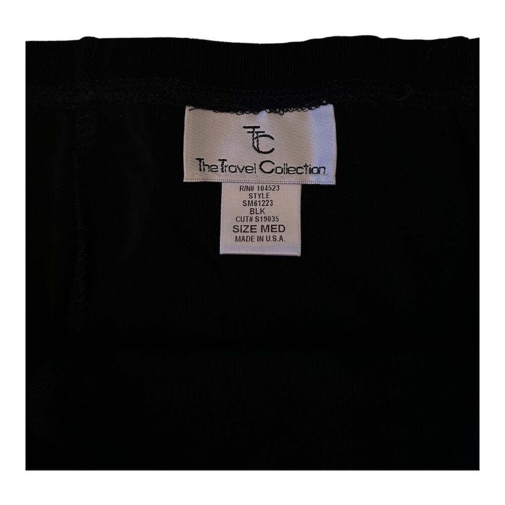 Women’s Medium Lightweight Ankle length Black A-line Lagenlook Skirt - Picture 4 of 5